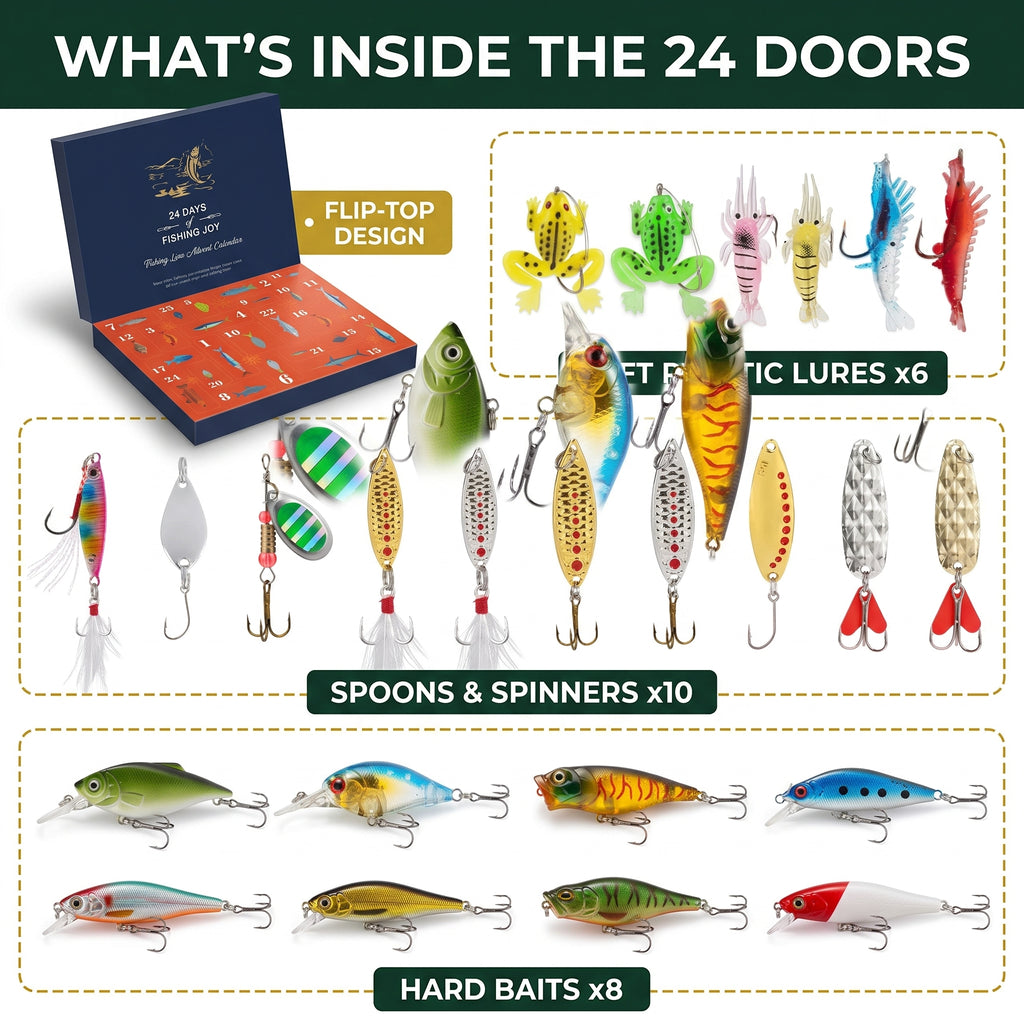 Fishing Hook Advent Calendar