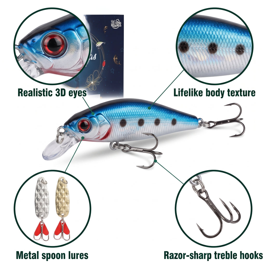 Fishing Hook Advent Calendar